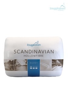 Snuggledown Scandinavian Hollow Fibre 4 Tog White Duvet