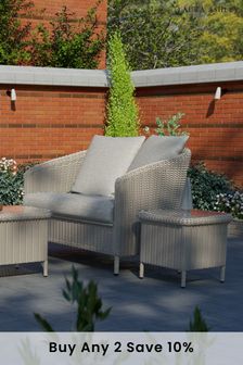 Arley Outdoor Snuggler Chair by Laura Ashley