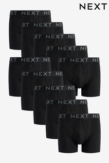 Black 10 pack A-Front Boxers (351587) | £50