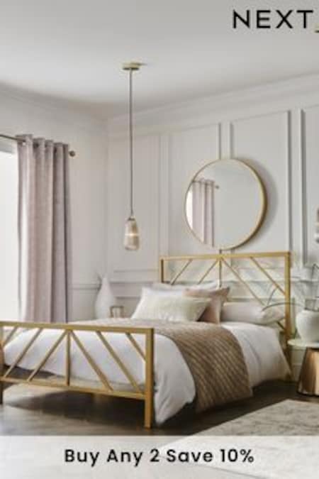 Gold Beds | Gold Bed Frames | Next Uk