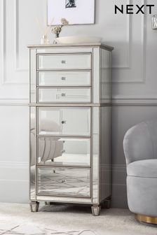 Mirror Fleur Tall Chest of Drawers (354560) | £650