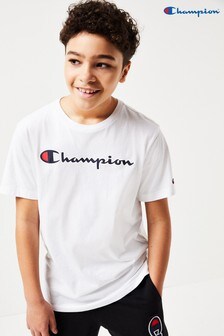 white champion shirt boys