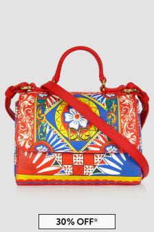 Dolce & Gabbana Kids Dolce & Gabbana Girls Red Leather Bag