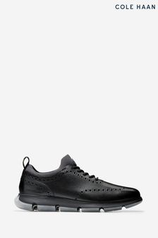 Cole Haan Black Zerogrand Oxford Lace Shoes