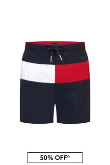 Tommy Hilfiger Boys Navy Swim Shorts