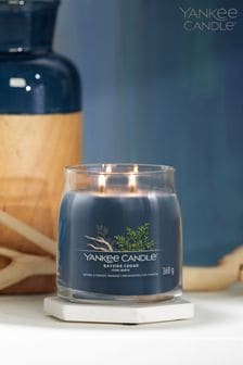 Yankee Candle Blue Signature Medium Jar Scented Candle Bayside Cedar