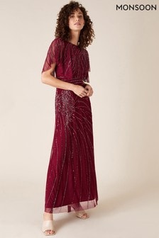 monsoon florence jacquard dress