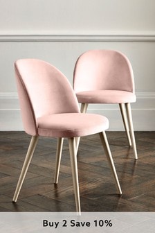 Pink Dining Chairs Pink Rose Gold Dining Chairs Next