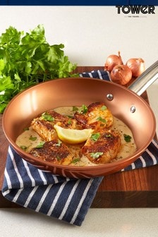 Tower Copper Copper Forged Frying Pan