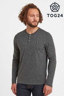 Tog 24 Grey Hayne Long Sleeve Grandad T-Shirt (364249) | £25