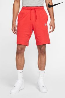 red short pants