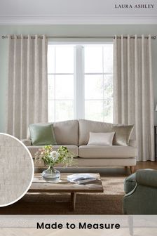 Laura Ashley Natural Whinfell Made to Measure Curtains (370509) | £91