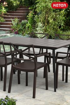 Cast Iron feel Dining Set by Keter (371304) | £540