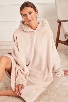 Champagne Gold Oversized Blanket Hoodie (372029) | £36