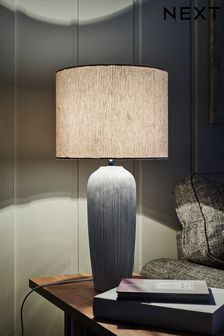 large concrete table lamp
