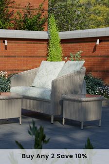 Arley Outdoor Snuggler Chair by Laura Ashley