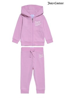Juicy Couture Pink Heart Pocket Joggers Set