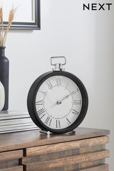 Black Pretty Vintage Mantel Clock (376758) | £26