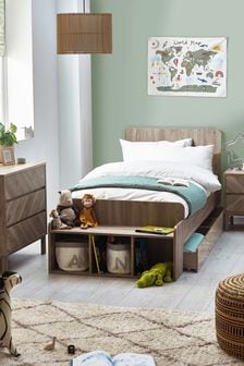 Ashton Wood Effect Storage and Seating Bed