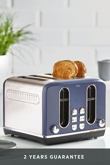 Blue Electric 4 Slot Toaster