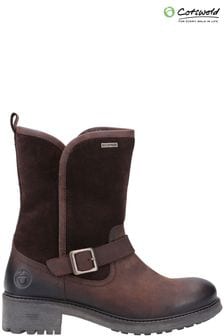 Cotswold Brown Randwick Calf-Length Boots (380525) | £90