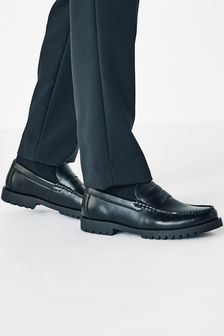 Cleated Sole Loafers