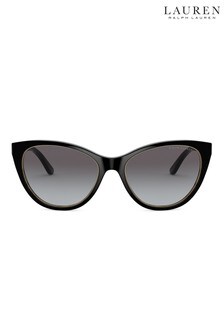 Ralph Lauren Black Cat-Eye Sunglasses