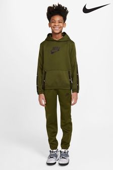 Nike Khaki Green Sportswear Poly Tracksuit (385444) | £60