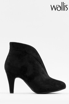 open front ankle boots