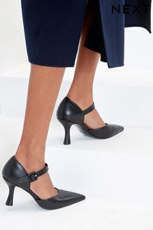 Black Forever Comfort® Point Toe Mary Jane Court Shoes (387573) | £36