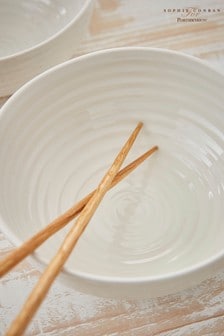 Set of 4 Portmeirion White Sophie Conran Noodle Bowls