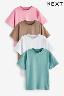 4 Pack Oversized T-Shirts (3-16yrs)