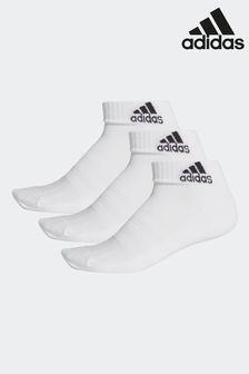 adidas Adult White Ankle Socks Three Pack (396846) | £12