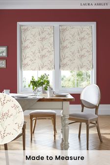 Red Pussy Willow Winter Made to Measure Roman Blinds