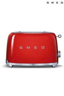 Smeg Red 2 Slot Toaster