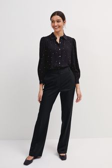 next petite bootcut trousers