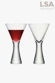LSA International Set of 2 Glass Moya Wine Glasses (403304) | £60