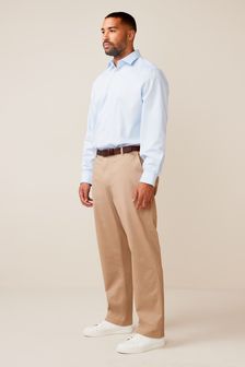 Light Blue Regular Fit Single Cuff Easy Care Shirt (406822) | £18
