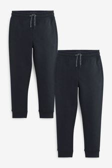 Navy Slim Joggers Two Pack (3-16yrs) (407356) | £16 - £26