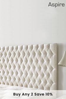 Aspire Furniture Pearl White Headboard (407527) | £235 - £445