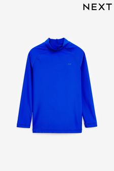 Cobalt Blue Long Sleeve Long Sleeve Sunsafe Rash Vest (3-16yrs) (408474) | £9 - £17