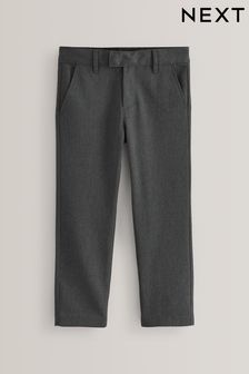 Grey Slim Waist School Formal Slim Leg Trousers (3-17yrs) (409316) | £8 - £16