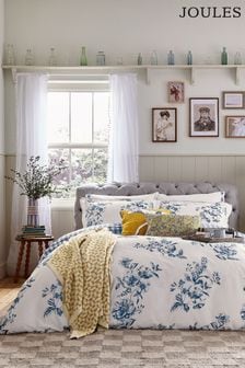 Joules Cream Honey Floral Duvet Cover and Pillowcase Set