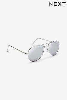 Silver Aviator Style Sunglasses (418747) | £6 - £7