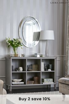 Pale Charcoal Henshaw Low Bookcase