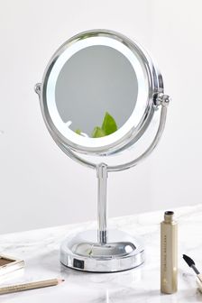 Chrome Light Up Vanity Mirror