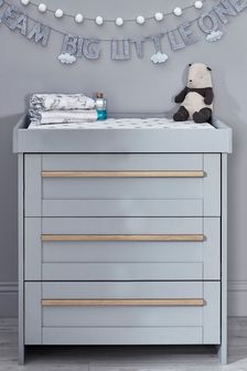 Greyson Grey Changing Table with 3 Drawers (422970) | £275
