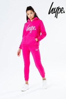 Hype. Bright Pink/Pink Tracksuit Loungewear Set