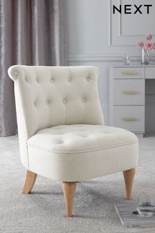 Soft Marl Mid Natural Eliza Light Leg Accent Chair (432067) | £175