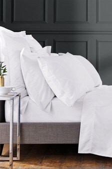 Bedeck Of Belfast White 1000 Thread Count Egyptian Cotton Sateen Large Housewife Pillowcase